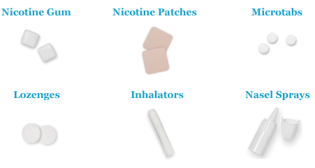 types of nicotine replacement therapy